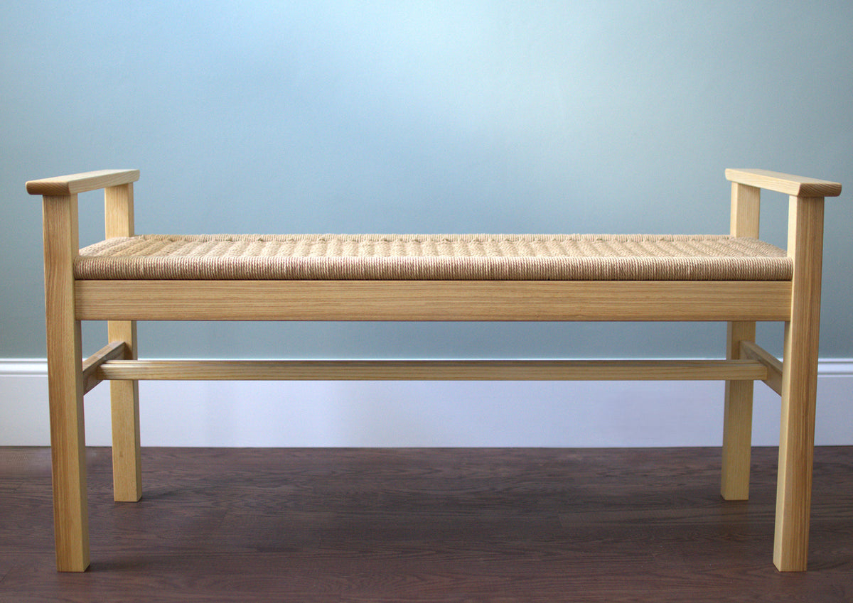 Danish Cord Woven Bench