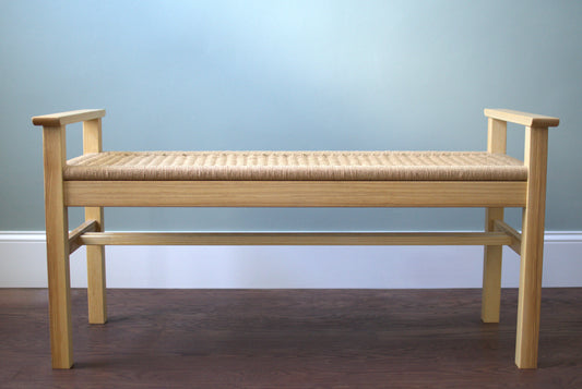Danish Cord Woven Bench