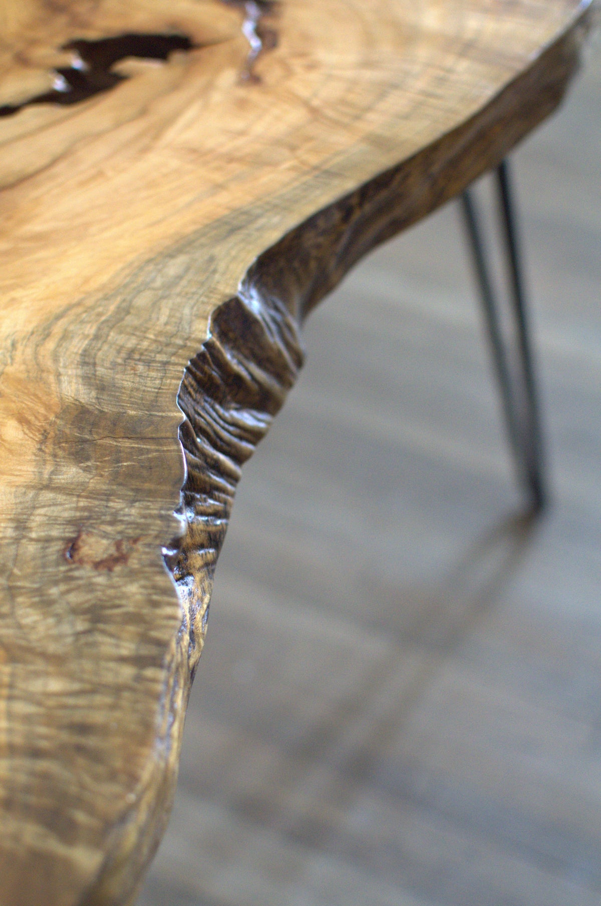 Spalted Maple Live Edge Coffee Table