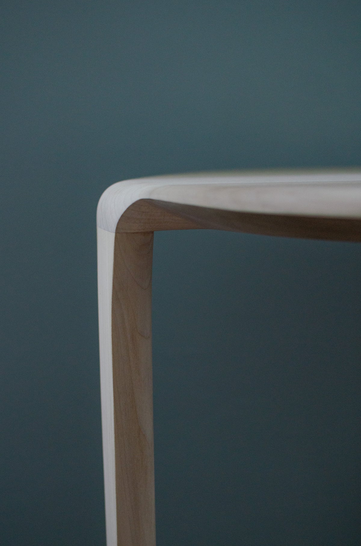Sculpted Poplar Side Table